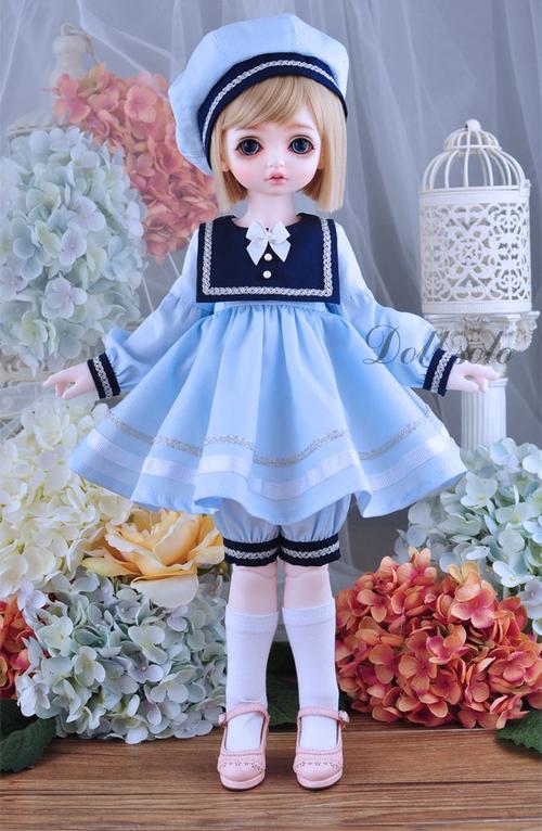 【独舞天堂】sd dd bjd娃衣/洋装/裙/1/31/4 巨婴【新水手服】-淘宝网