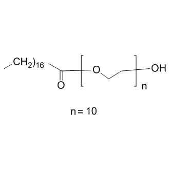 polyoxyethylene stearate (poes,聚氧乙烯硬脂酸酯) - 仅供科研 | 非