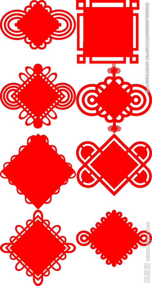 中国结设计图__花边花纹_底纹边框_设计图库_昵图网nipic.com