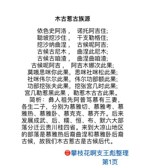木古惹古木古啊支(啊达支姓)一枝秀