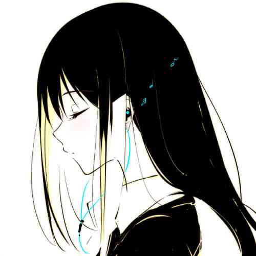二次元女生头像高清高冷范