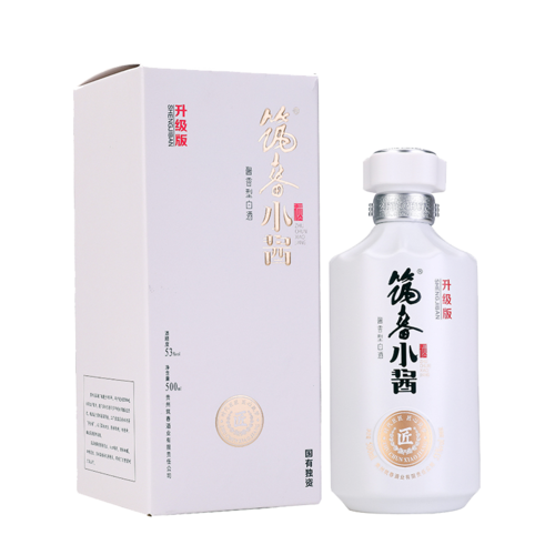 【酒厂自营】筑春 筑春小酱 升级版 贵州茅台镇酱香型白酒 53度500ml