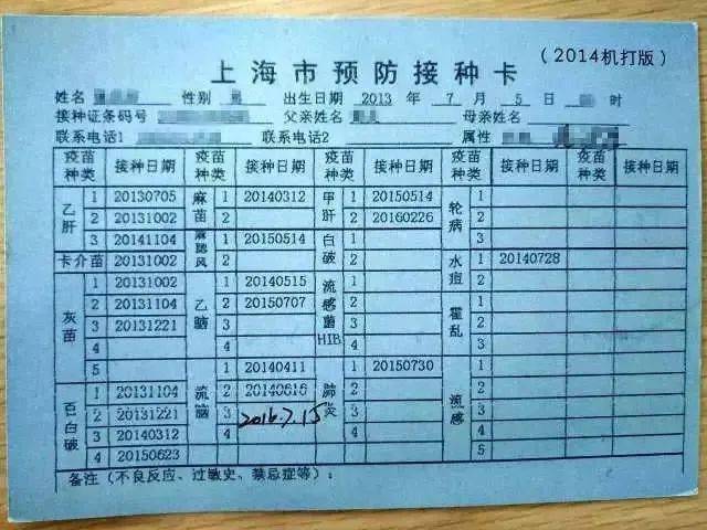 在外地出生但在上海居住的孩子,也应尽快到就近的接种门诊办理预防