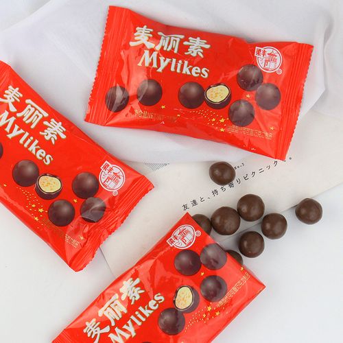 梁丰麦丽素巧克力20袋儿时怀旧零食小吃糖果喜糖巧克力制品