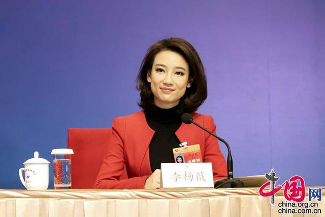 北京市政协委员李杨薇(中国网 李培刚 摄)