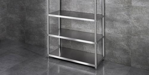 家用货架储物架 不锈钢厨房置物架落地多层放东西的架子仓储收纳架子