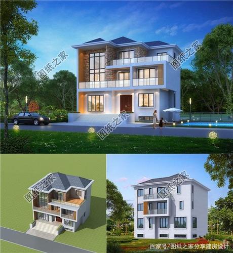 六款三层小洋楼图片,光看外观和细节,房子就让人喜欢