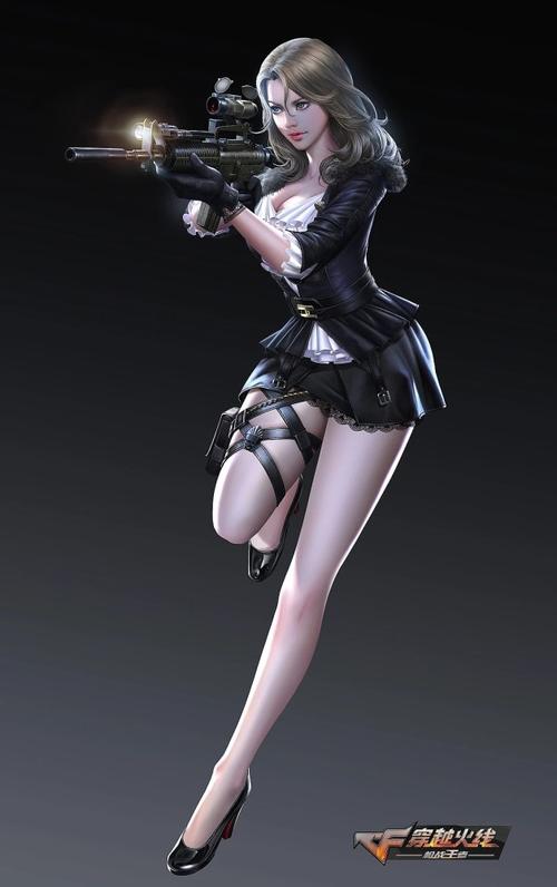 来看看cf里的美女,高清壁纸_腾讯新闻