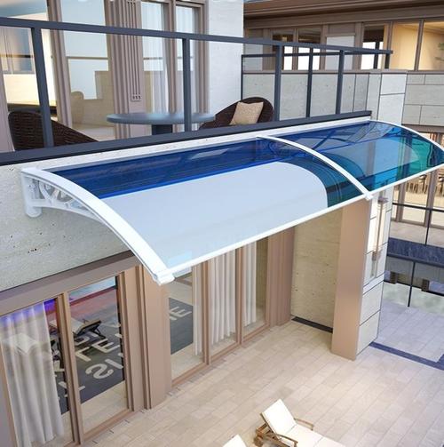 雨搭户外庭院院门头挡雨棚窗台挡雨板房房檐雨棚