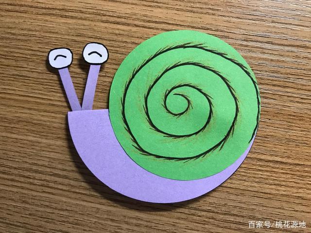 简单又好玩的亲子手工蜗牛