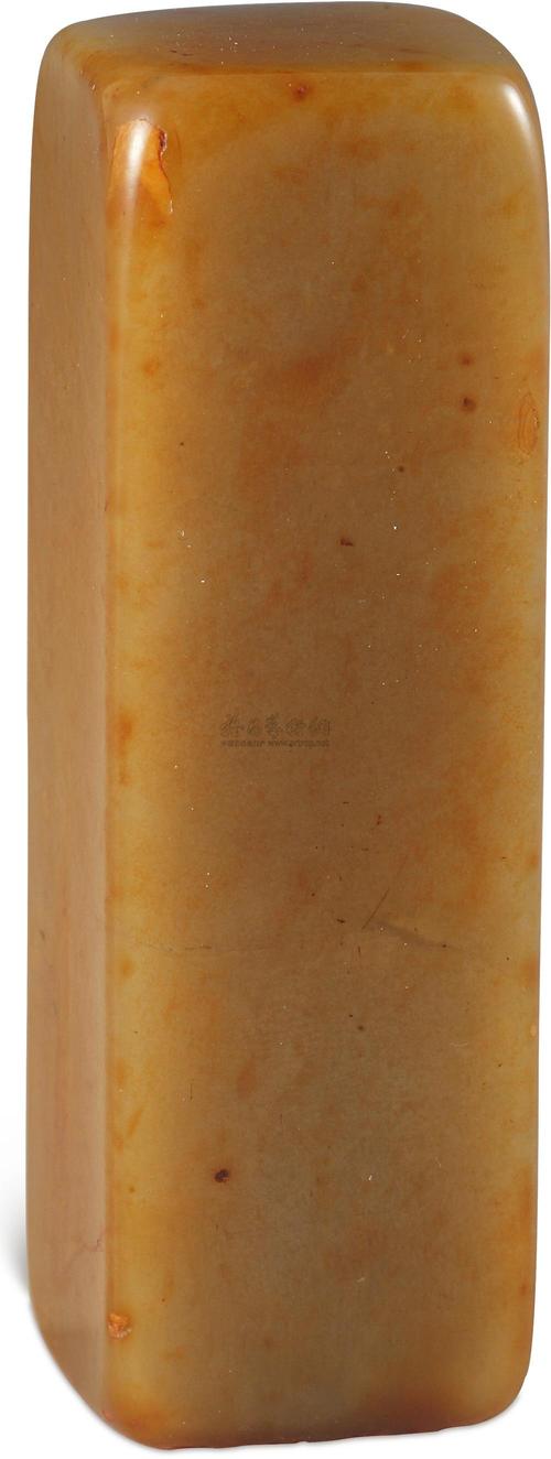 0814 清 熟栗色田黄方印