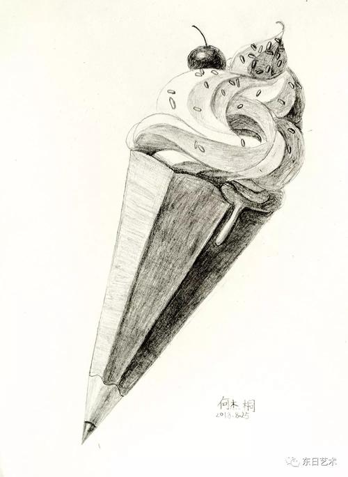 创意素描铅笔的联想