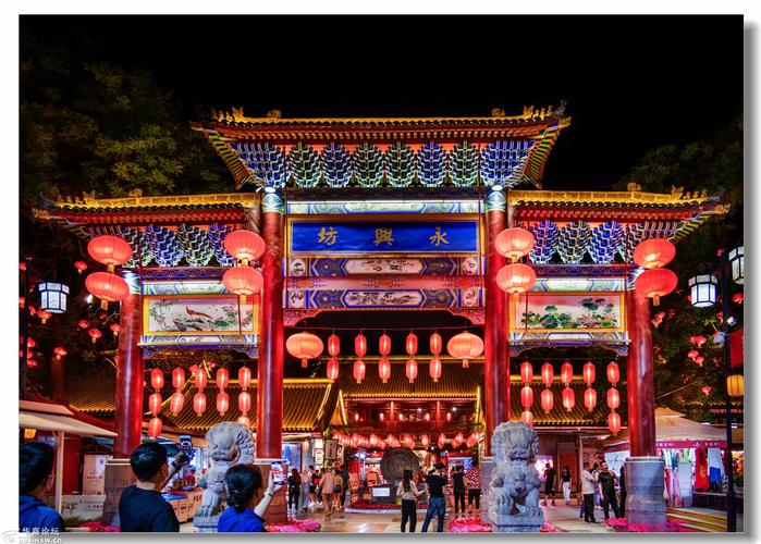 一组卡片相机拍摄的五一期间永兴坊夜景照片