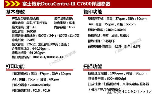 施乐四代彩机彩色高速复印机c7600 7500多功能二手复印机翻新机