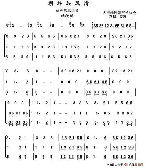 葫芦丝十部联奏之朝鲜族风情(三重奏)