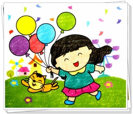 五年级六一儿童节绘画图片|五年级绘画图片大全