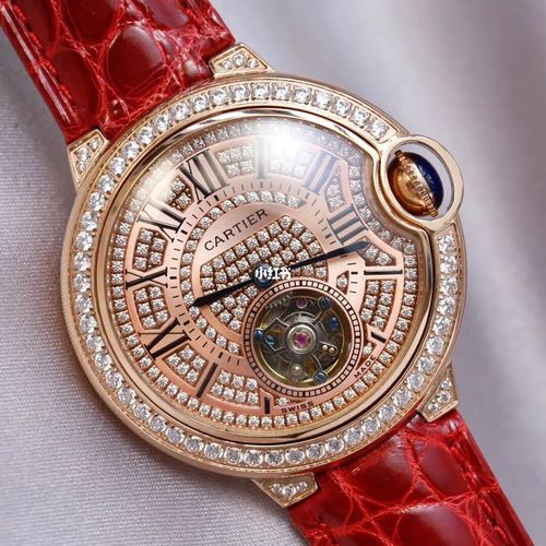 卡地亚蓝气球系列,陀飞轮机械女表火热奢华_蓝气球_陀