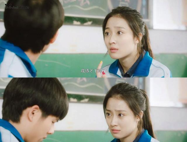 孙佳雨也曾在青春校园剧《最好的我们》里的一个陈雪君的角色.