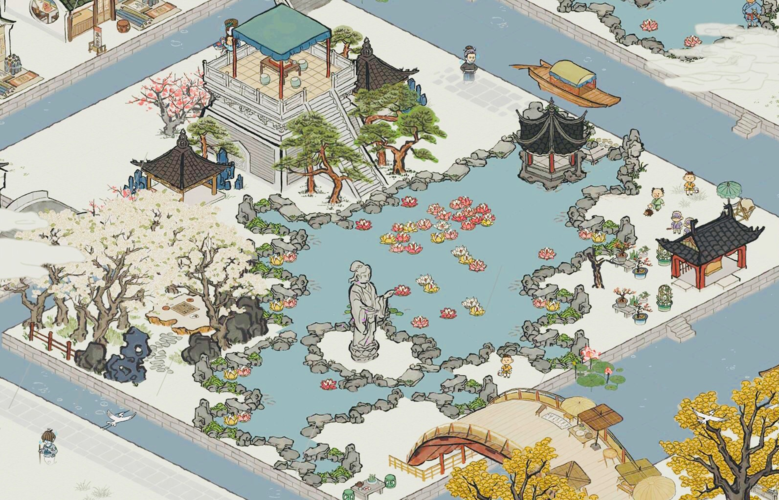 江南百景图i布局进满级知府的独创绝美应天布局