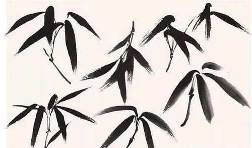 国画教程:竹叶的画法