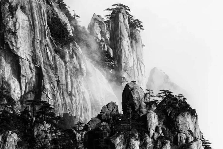 水墨黄山