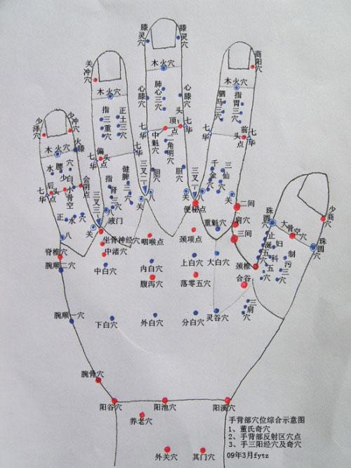 手诊图精要\ 手诊之—前列腺\慢性结肠炎\关节痛\乳腺