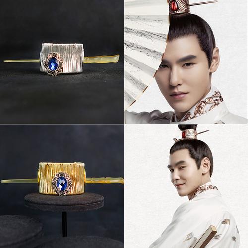 男士发簪2020新款古装头冠公子发冠男头饰束发发饰