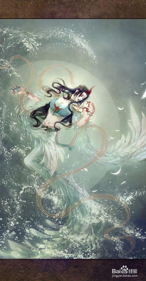 山海经之精卫填海插画教程
