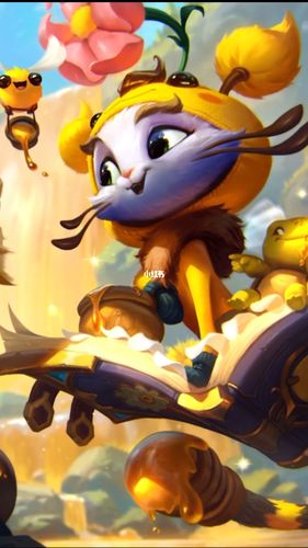 lol英雄联盟 新皮肤萌系小蜜蜂魔法猫咪特效_英雄联盟