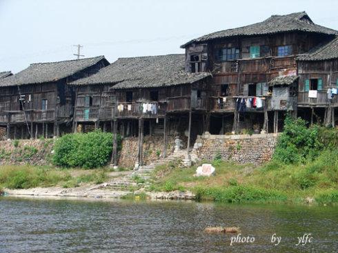 华东唯一吊脚建筑——皖南章渡吊脚楼(图片)