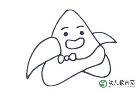 粽子的简笔画画法