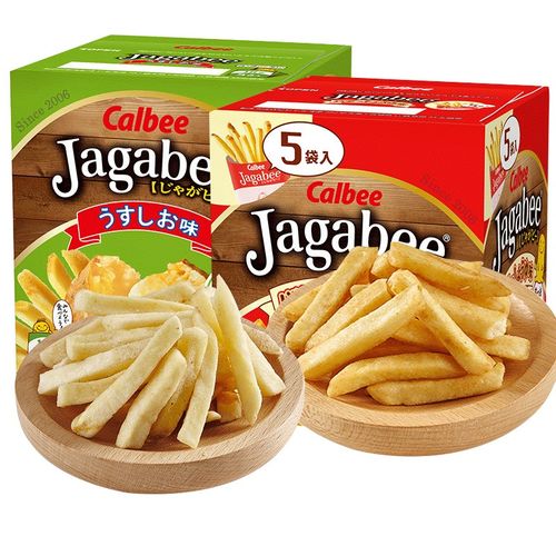 卡乐比薯条三兄弟80g*2盒咸味儿童网红薯片北海道膨化零食日本进口