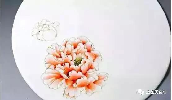 果酱盘饰菜品档次画出来牡丹花画法教学