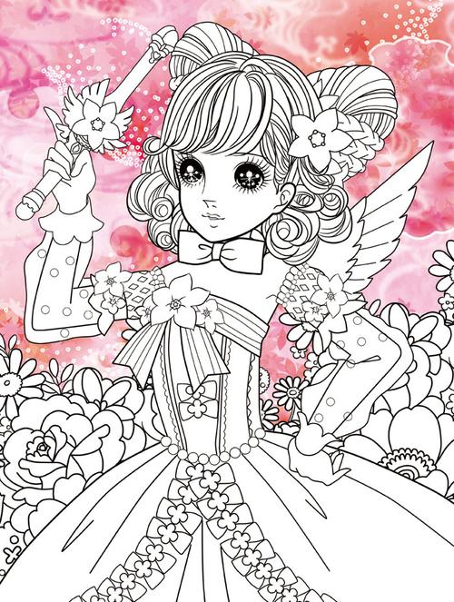 俏丽公主涂色第二辑童话公主