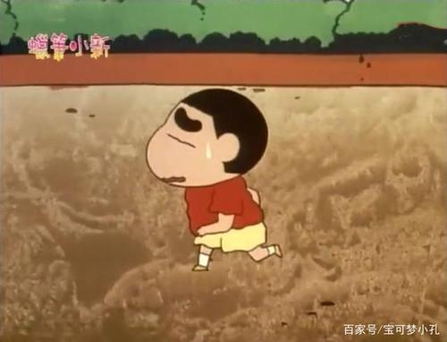 蜡笔小新,小新成为跑步健将,夺得冠军,松坂老师遇到