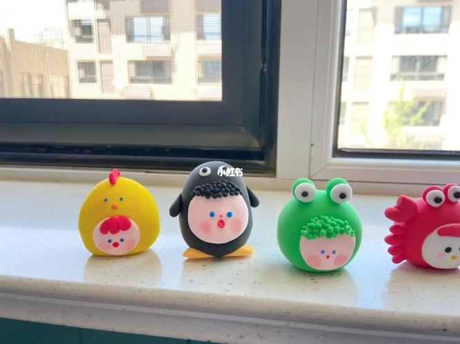 超轻纸粘土小动物