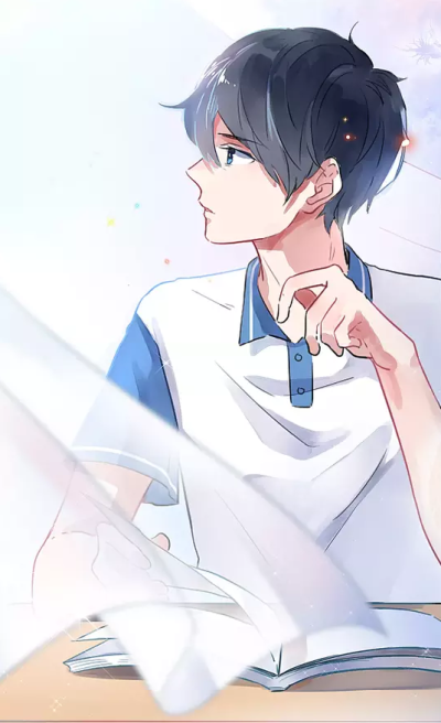 帅气 高清 模糊 男生男头 酷 拽 画师 壁纸 背景 动漫 清新 黑白 少年