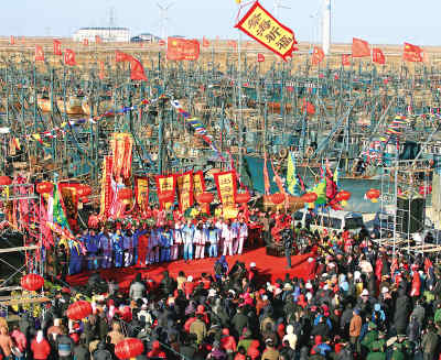 山东寿光举行开海祭海节-手机和讯网