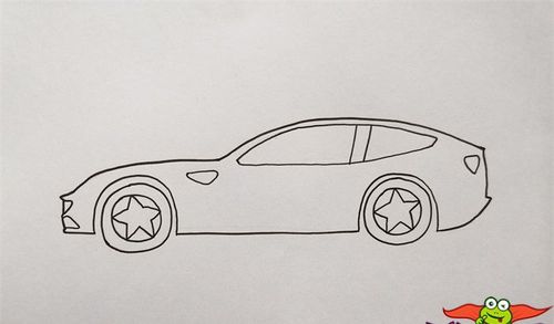 最简单的跑车怎么画