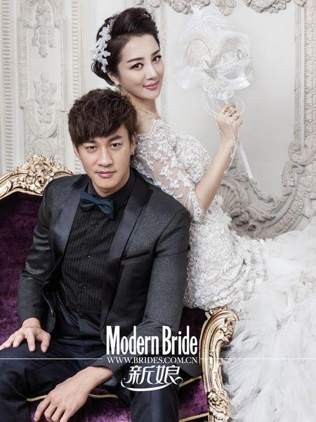 何润东李依晓婚纱照 霸王虞姬穿越而来