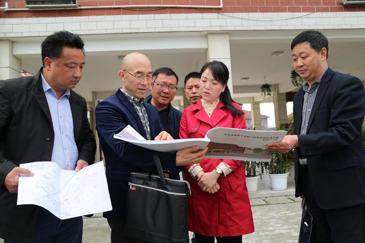 夷陵区副区长温欣艳调研龙泉镇学校项目建设