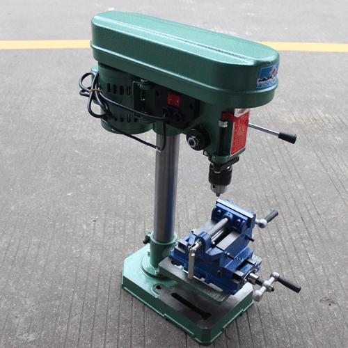 购客台转220v迷你小型台钻家用多功能微型转床钻孔机佛珠机车床木工