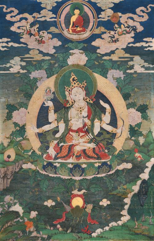 尊胜佛母唐卡