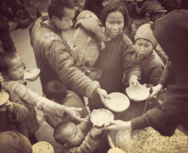 (网查三年自然灾害饥荒图)