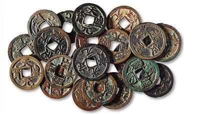 古钱币收藏看锈辨真伪