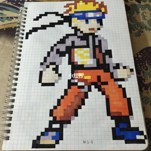 像素画-火影忍者_火影_像素画_文化_绘画