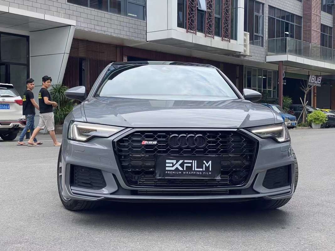 ekfilm改色膜案例奥迪a6lpet纳多灰
