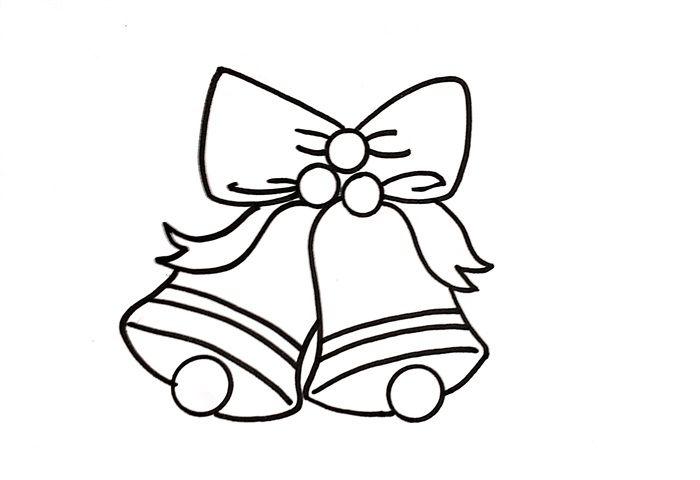 圣诞铃铛简笔画