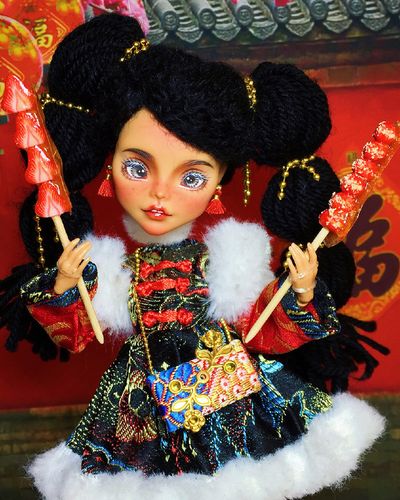 怪高娃娃过新年,这样充满年味的娃娃你喜欢吗?