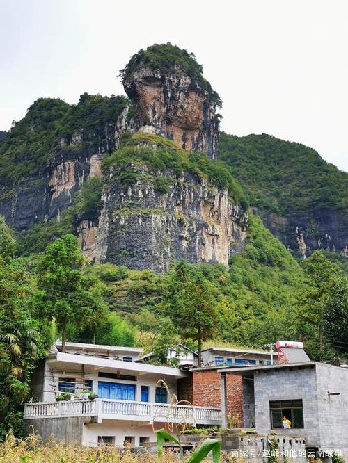 毕节市赫章县松林坡乡倮柱美丽的自然风光